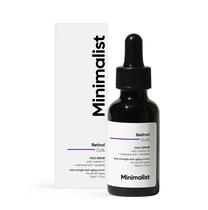 Sérum minimalista de 0,6% de retinol antienvelhecimento 30 mL com coenzima Q10