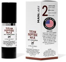 Sérum para a pele Man Labs Titan MAX, peptídeos antienvelhecimento 30ml