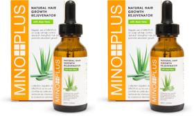 Sérum para Crescimento Capilar MINO PLUS 60 ml com Aloe Vera, pacote com 2 Sérum para Crescimento Capilar MINO PLUS 60 ml com Aloe Vera, pacote com 2