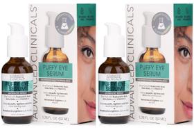 Serum para os olhos Advanced Clinicals Puffy Eyes Anti Aging, pacote com 2 unidades Serum para os olhos Advanced Clinicals Puffy Eyes Anti Aging, pacote com 2 unidades