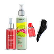 Sérum Pontas Argan 60ml + Body Splash Prohall (+Escova/Óleo)