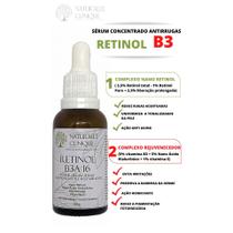 Serum Retinol + Acido Hialuronico + B3 Anti Idade Premium - Naturalle Clinique