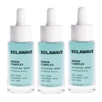 Serum Solawave Renew Complex para rosto e pescoço com varinha facial