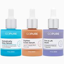 Serum Trio Set GoPure Power Radiant Vitamina C e Ácido Hialurônico