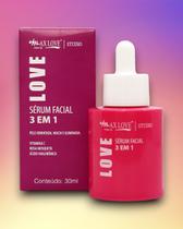 Sérum Vegano 3-em-1 Max Love - Vitamina C + Rosa Mosqueta