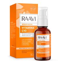 Sérum Vitamina C10 Facial Ação Antioxidante 30ml - Raavi Sérum Vitamina C10 Facial Ação Antioxidante 30ml - Raavi