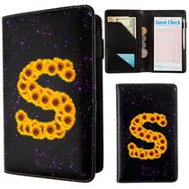 Server Book Carteira de couro AIRMORS Waitress com bolso com zíper Server Book Carteira de couro AIRMORS Waitress com bolso com zíper