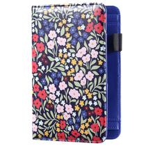 Server Book Sesseroo Waitress com capa floral com bolso com zíper