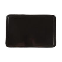 Serviço Americano Retangular de PVC Preto 29x44 cm Copa Serviço Americano Retangular de PVC Preto 29x44 cm Copa