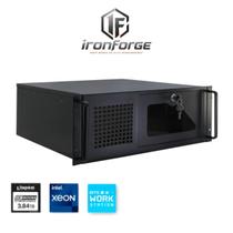 Servidor AlphaBit Ironforge Rack - Intel Xeon E-2124, RAM 128GB NON-ECC, SSD 3.8TB DC600M, Fonte 850W Plus Gold Servidor AlphaBit Ironforge Rack - Intel Xeon E-2124, RAM 128GB NON-ECC, SSD 3.8TB DC600M, Fonte 850W Plus Gold