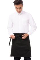 Servidor Apron Chef Works Half Bistro Preto Tamanho Único 48x70cm Servidor Apron Chef Works Half Bistro Preto Tamanho Único 48x70cm