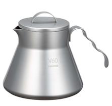 Servidor de café Hario V60 Metal O-VCSM-50-HSV 500mL prata