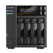 Servidor NAS Lockerstor 4 Gen3 AS6804T Torre Asustor 16GB SODIMM DDR5 4 Baias Intel QuadCore 2,3 GHz Sem Discos