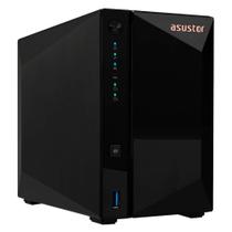Servidor Nas Storage ASUSTOR AS3302T DRIVESTOR QUADCORE 1.7GHZ 2GB DDR4 Realtek RTD1619B TORRE 2 BAIAS SEM DISCO