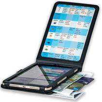 Servidor, organizador de livros, garçom, carteira, iPad Mini Deluxe