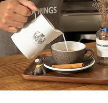 Servidores de café bules de chá 1pc jarro de espuma de café jarro de leite barista copo de espuma de café expresso ferramenta de espuma de leite utensílios de café