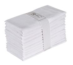 Servilletas de Tela para Cena Ramanta Home 100% Algodón 45x45 cm Juego de 12 Servilletas de Tela para Cena Ramanta Home 100% Algodón 45x45 cm Juego de 12