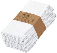 Servilletas de Tela RUVANTI Juego de 12 Unidades 18x18 cm Polialgodón Blanco Servilletas de Tela RUVANTI Juego de 12 Unidades 18x18 cm Polialgodón Blanco