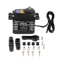 Servo Digital De Alto Torque 70kg 8.4v Motor Sem Escovas IP68 Engrenagem De Aço Para Carro RC 1/8