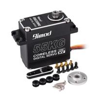 Servo Digital Sem Núcleo De Alto Torque IP67 À Prova D'água De 55kg Com Sensor Magnético Para Carros