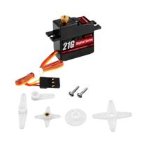 Servo RC Metálico À Prova d'Água 21G Para Carros RC 1/14 1/16 1/18, Drones E Barcos NEEBRC Hyper Go Servo RC Metálico À Prova d'Água 21G Para Carros RC 1/14 1/16 1/18, Drones E Barcos NEEBRC Hyper Go