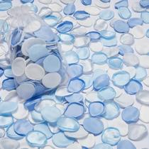 Serwalin, 300 unidades, mistura de pétalas de rosa de seda, azul e branco