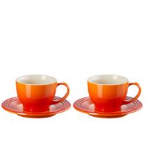 Set 2 Canecas Le Creuset 200ml com Pires Laranja