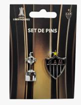 Set 2 pins oficial conmebol atlético mineiro Set 2 pins oficial conmebol atlético mineiro