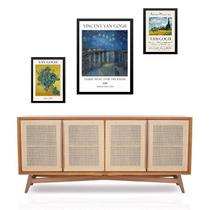 Set 3 Quadros Artes Van Gogh - Com Vidro