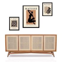 Set 3 Quadros Matisse Preto E Marrom Set 3 Quadros Matisse Preto E Marrom