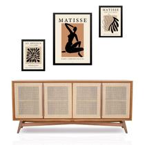 Set 3 Quadros Matisse Preto e Marrom Set 3 Quadros Matisse Preto e Marrom