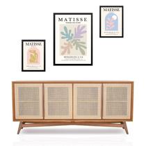 Set 3 Quadros Matisse Soft Colors - com vidro
