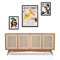 Set 3 Quadros Obras De Miró - com vidro Set 3 Quadros Obras De Miró - com vidro