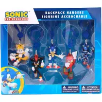 Set 5 Figuras Sonic The Hedgehog P/ Mochila Colecionáveis