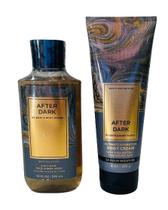 Set Bath & Body Works After Dark 3 em 1 sabonete para cabelo, rosto e corpo e creme corporal para homens