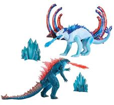 Set c/ 2 Figuras Ação Articulada Godzilla Vs Kong new Empire