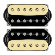 Set Captador Humbucker High Gain Alnico V Braço e Ponte Zebra Set Captador Humbucker High Gain Alnico V Braço e Ponte Zebra