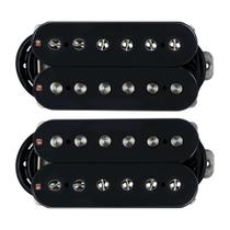 Set Captador Humbucker PretoHigh Gain Alnico V Braço e Ponte Metal Thrash - FLEOR Set Captador Humbucker PretoHigh Gain Alnico V Braço e Ponte Metal Thrash - FLEOR