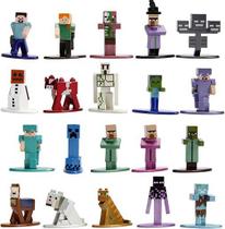 Set Com 20 Figuras Minecraft sortidas 4,0 cm Jada Nano Metals