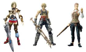 Set com 3 Figuras Art. Final Fantasy XII Vaan/Ashe/Balthier - Square enix