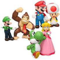 Set com 6 Figuras Super MariosBros