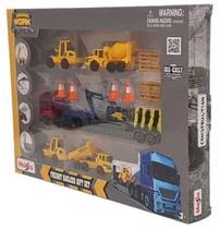 Set completo Construção Mini Work Machines sortidos Maisto cor:Volvo