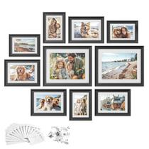 Set de 10 Marcos para Fotos SONGMICS con 16 Paspartús 8x10, 5x7, 4x6 Set de 10 Marcos para Fotos SONGMICS con 16 Paspartús 8x10, 5x7, 4x6