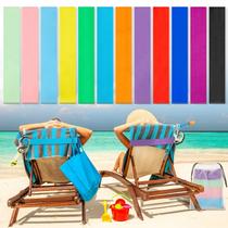 Set de 12 Bandas para Toallas Tessco para Sillas de Playa, Piscina y Crucero Set de 12 Bandas para Toallas Tessco para Sillas de Playa, Piscina y Crucero