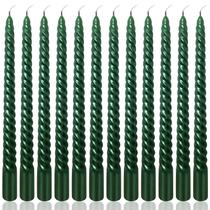 Set de 12 Velas Cónicas Espiraladas Verdes Peytanger de 25 cm Set de 12 Velas Cónicas Espiraladas Verdes Peytanger de 25 cm
