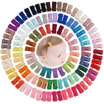 Set de 120 mini moños para bebé CÉLLOT 3 cm, 60 colores