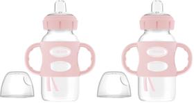 Set de 2 Biberones con Asa de Silicona Dr. Brown's 270 ml