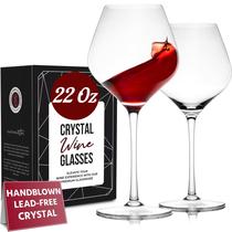 Set de 2 Copas de Vino Gusto Nostro de Cristal de 650 mL para Vino Set de 2 Copas de Vino Gusto Nostro de Cristal de 650 mL para Vino