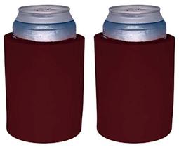 Set de 2 Enfriadores de Latas Coolie Junction de Espuma Gruesa 12 oz Borgoña
