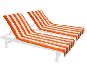 Set de 2 Fundas para Sillón de Piscina COTTON CRAFT de Algodón Terry Set de 2 Fundas para Sillón de Piscina COTTON CRAFT de Algodón Terry